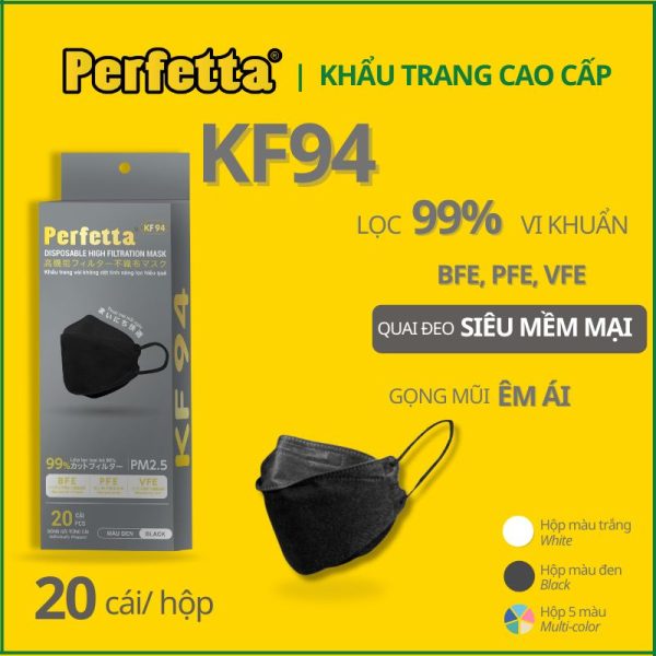 Khẩu trang KF94 màu đen